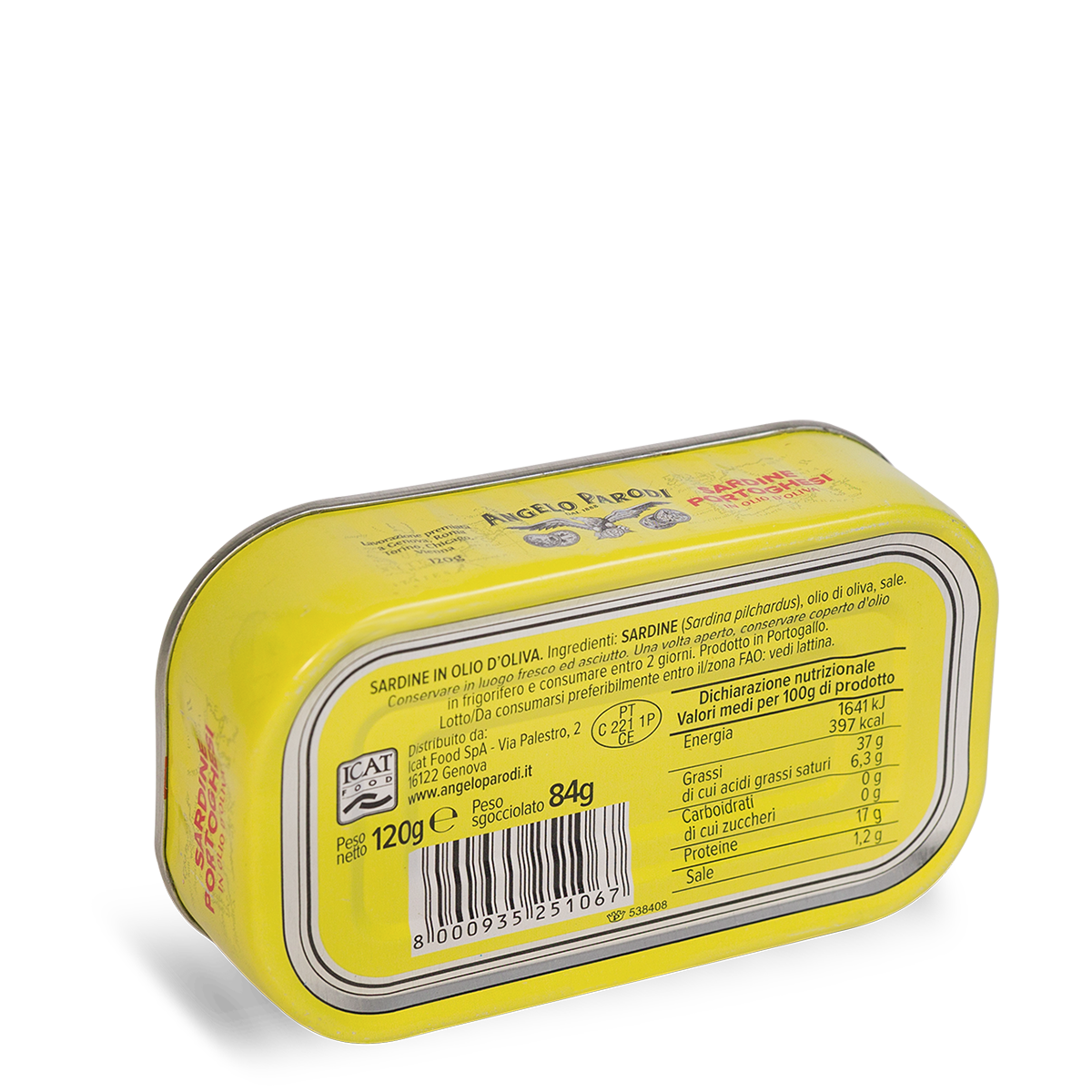 Sardine<br>in Olio d'Oliva 10x120 g